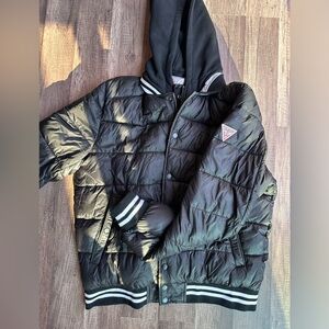 GUESS Nylon Puffer Bomber Jacket 🐼🔻❔🖤